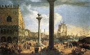 CARLEVARIS, Luca The Molo with the Ducal Palace fdg Spain oil painting artist